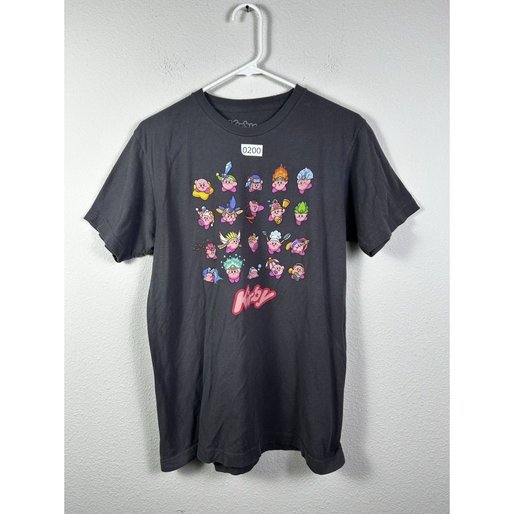 Kirby ‎ Adult T-Shirt - Various Lined Up Baby Kirby Images Sz  M
